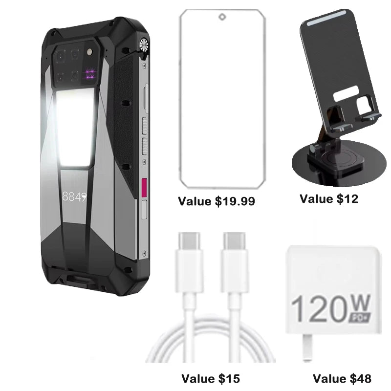 Unihertz Tank 3 Pro Rugged Projector Smartphone With Camera