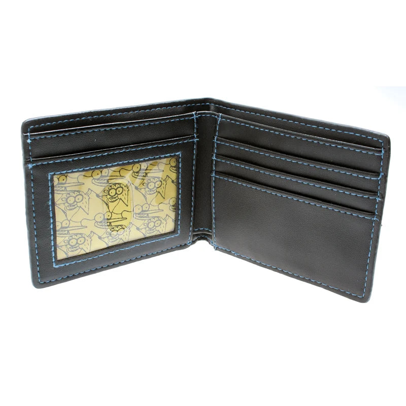 Vintage Unisex PU Leather Wallet With Card Holder And Note Compartment
