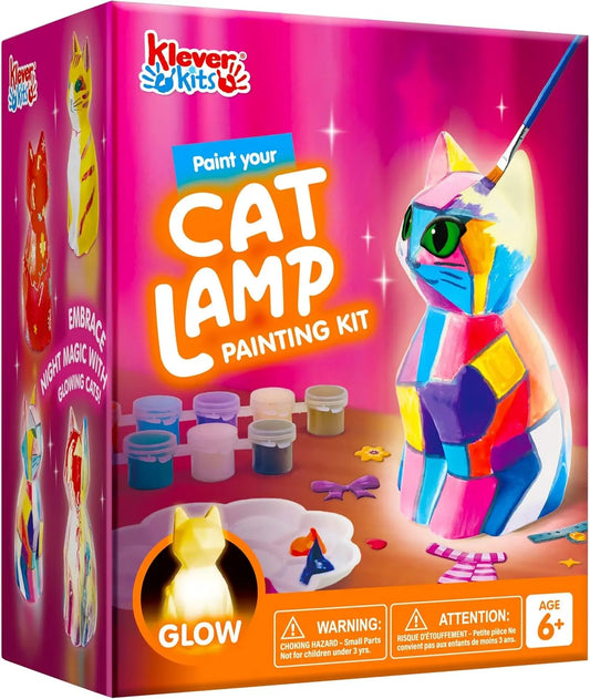 Joyfy Paint Your Own Cat Night Light Kit Educational Project