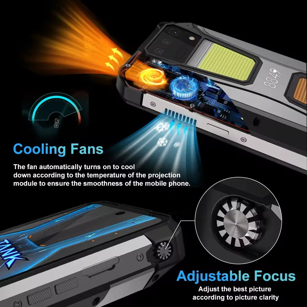 8849 Tank 2 Pro Rugged Smartphone With Projector IP68