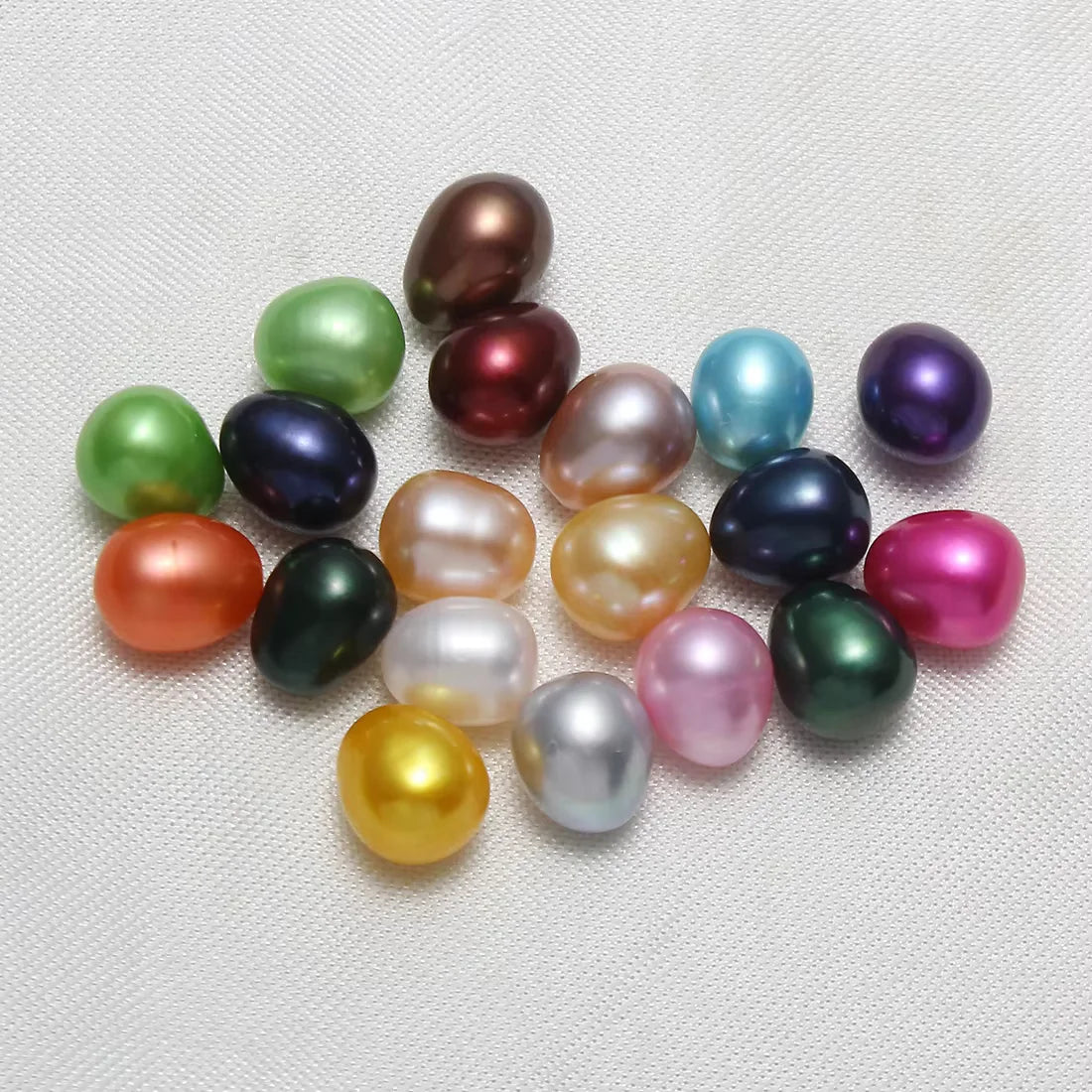 Freshwater Pearl Beads Oval For DIY Jewelry Craft Projects
