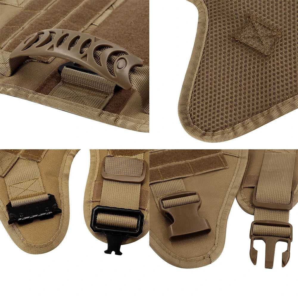Dog Harness Leash Set Nylon Padded Quick Release Buckle Training