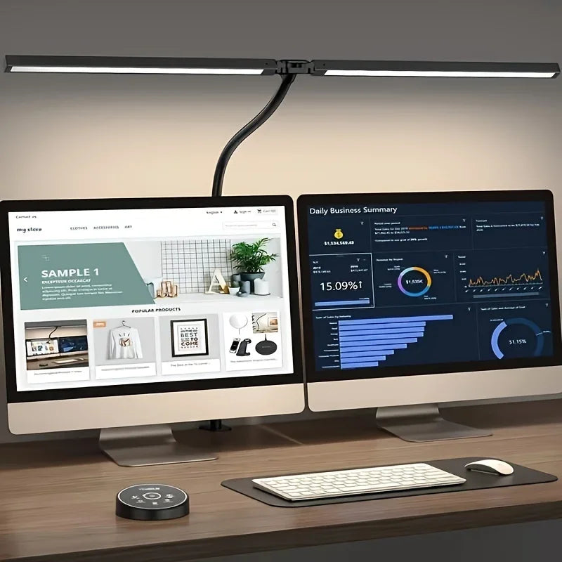 SZRSTH LED Desk Lamp Five-Color Stepless Dimmer For Home