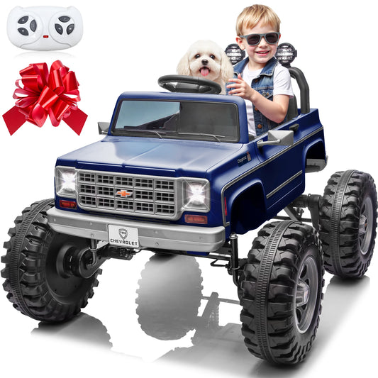 Joyracer Licensed Chevrolet Cheyenne 24V Remote Control Ride On Car