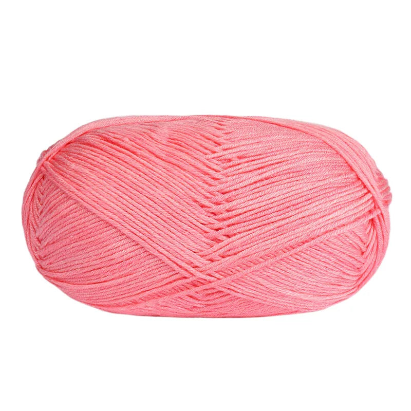 Cotton Bamboo Blend Yarn Hand Knitting Crochet DIY Sweater Dolls