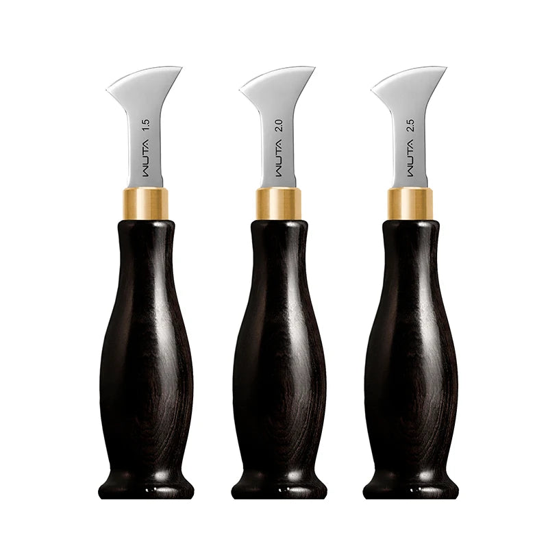 WUTA Professional Leather Edge Creaser Stainless Craft Tool