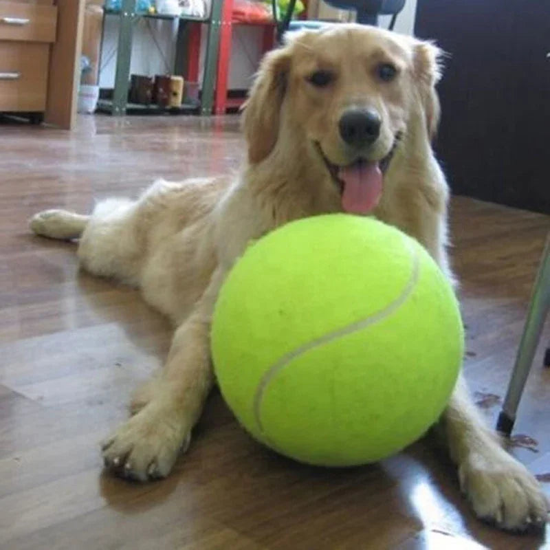 Shunmaii Tennis Ball Dog Chew Toy Inflatable Outdoor Play