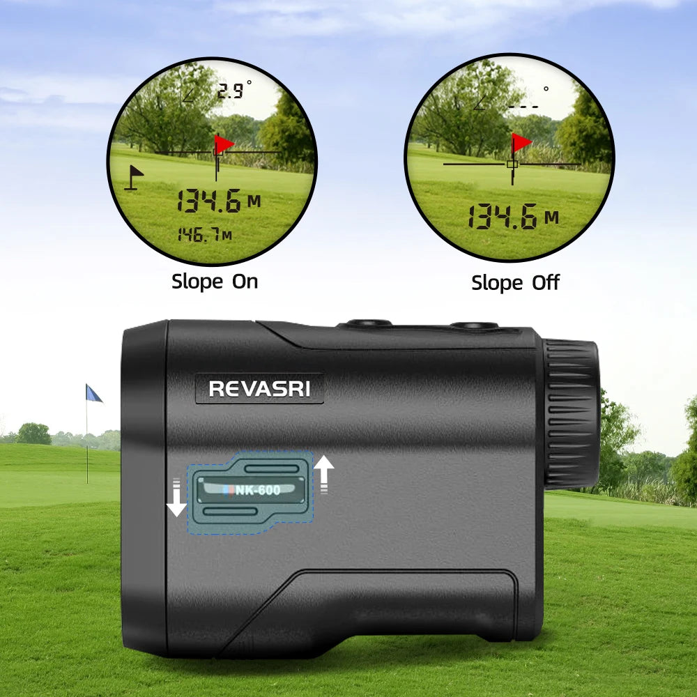 Revasri Golf Rangefinder With Slope Vibration And Flag Lock