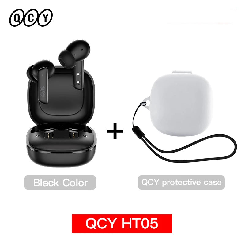 QCY HT05 ANC Wireless Earphones Bluetooth 5.2 ENC HD Call