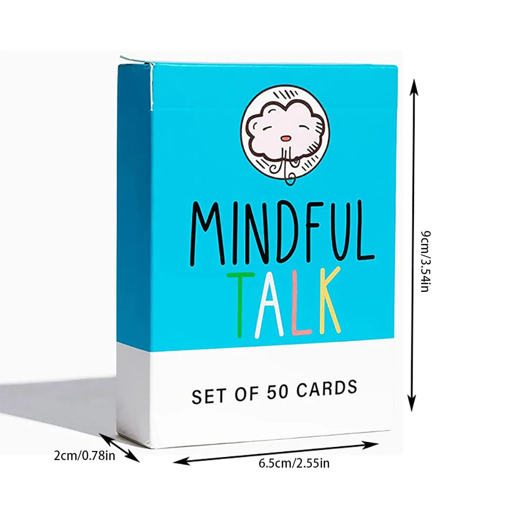 Mindfulness Talk Card Game for Kids and Parents Foster Authentic and Meaningful Conversations Game Cards Perfect Gaming Gifts