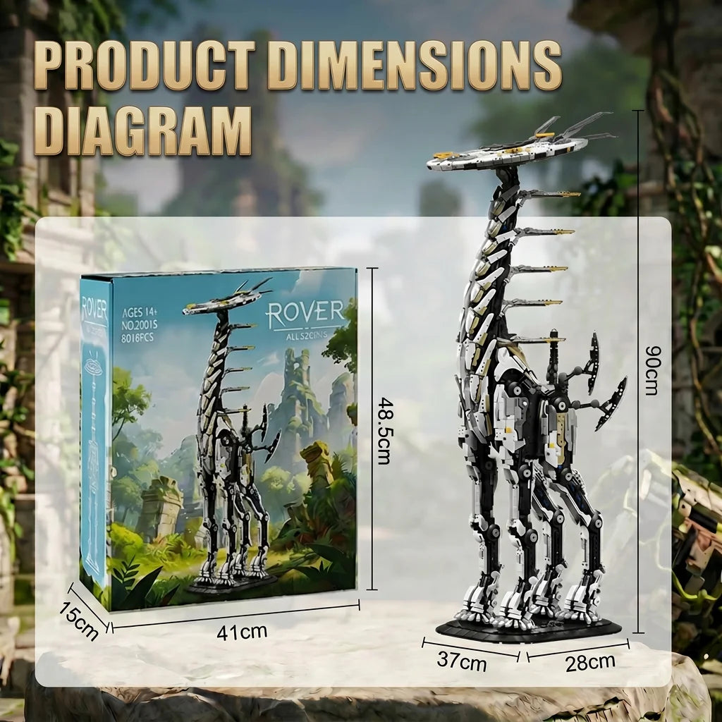Barweer Dawned Horizon Giraffe Building Blocks Set Desktop Decoration