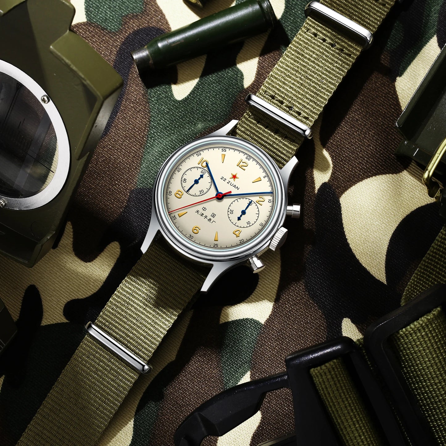 Sea-Gull International Chronograph Manual Winding Watch ST1901 Memorial