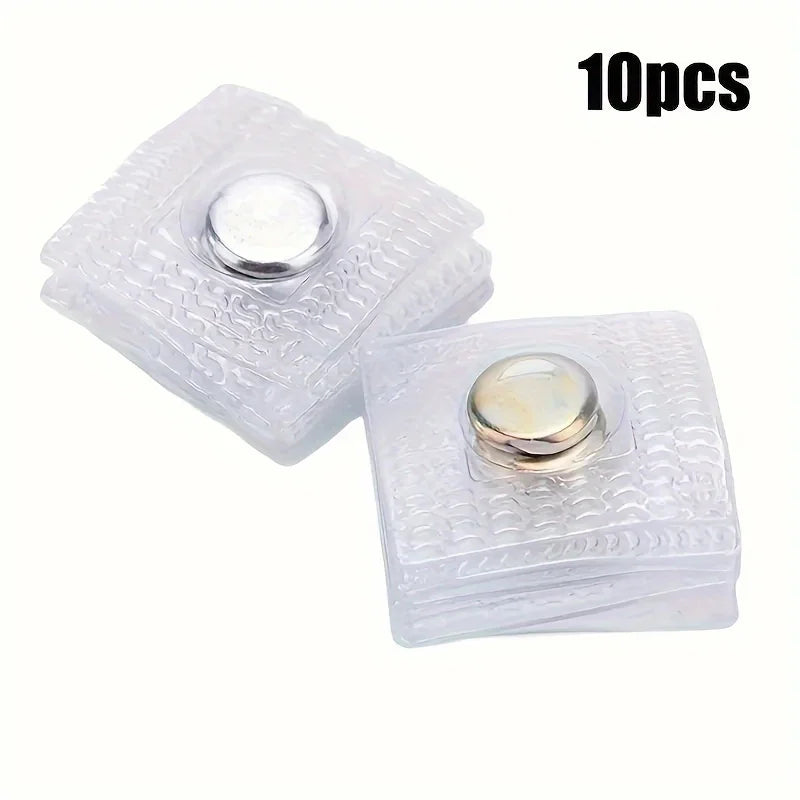 10 Pack Invisible Magnetic Snap Fasteners for Clothing and Bags