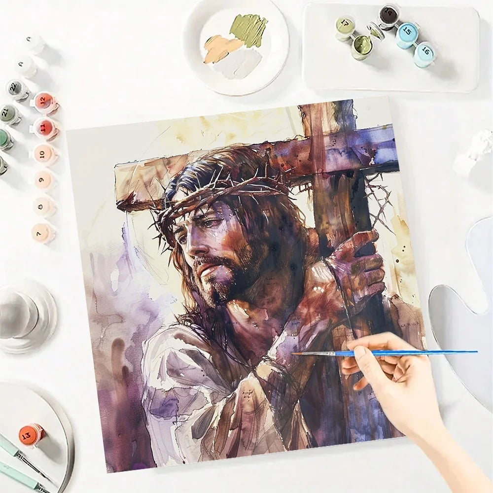 Religious Belief Paint By Numbers Kit For Adults Canvas