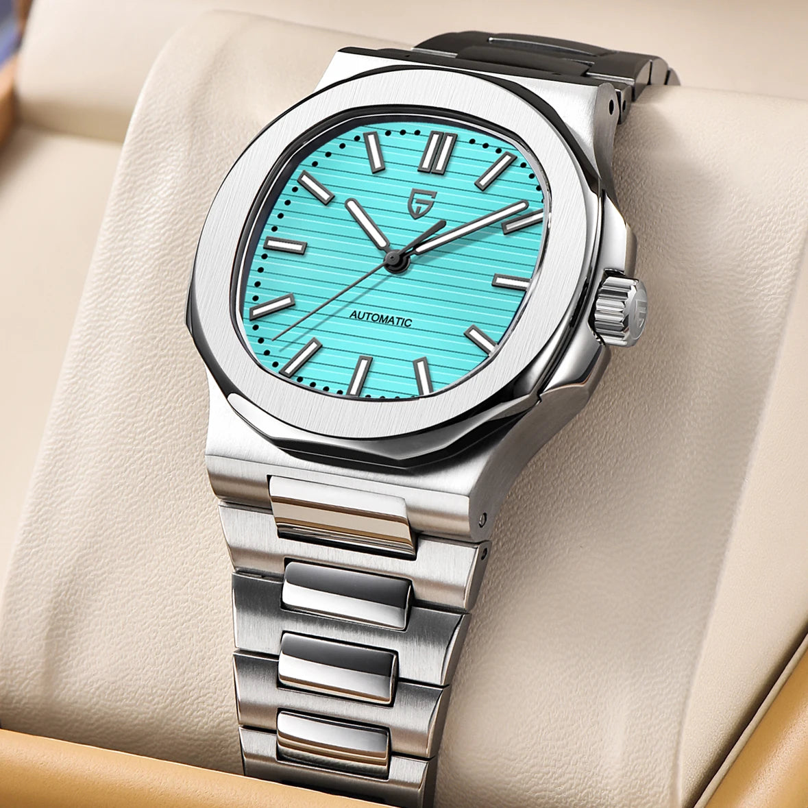 PAGANI DESIGN Men's Automatic Watch Stainless Steel Wristwatch