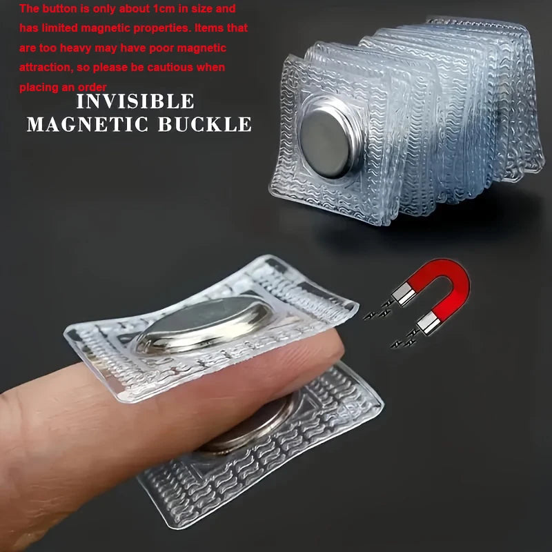 10 Pack Invisible Magnetic Snap Fasteners for Clothing and Bags
