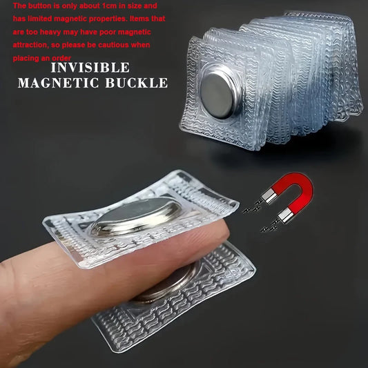 10 Pack Invisible Magnetic Snap Fasteners for Clothing and Bags