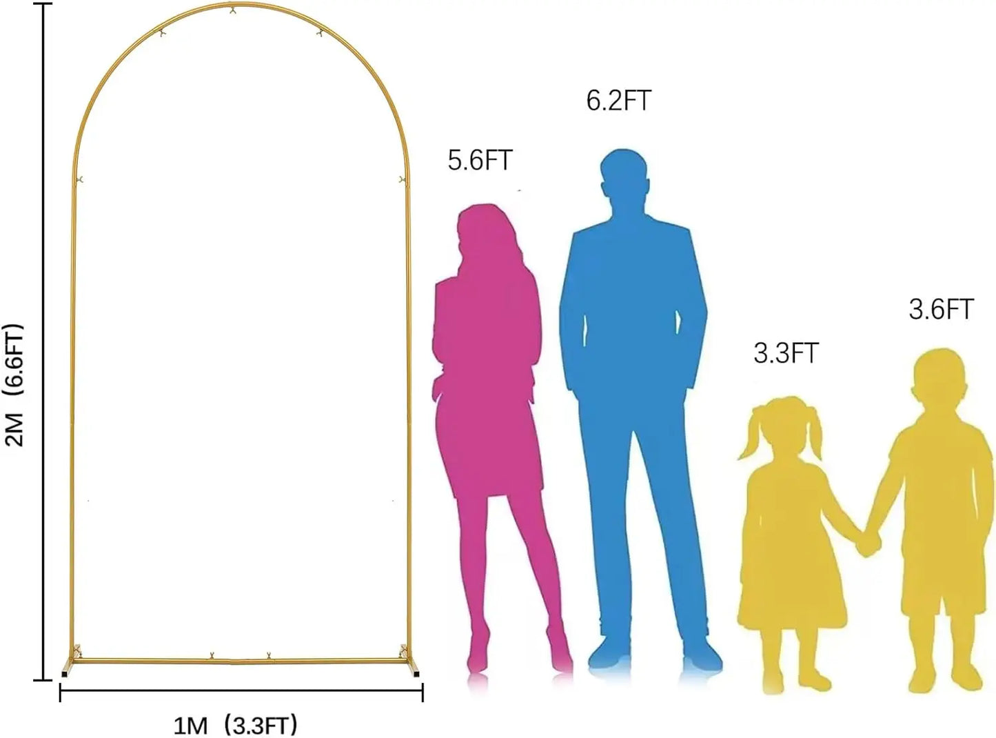 Hign-concerned Wedding Arch Backdrop Stand For Ceremony And Party Decoration For Weddings