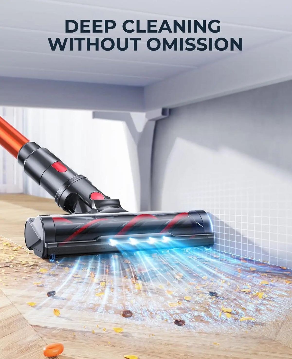 Laresar Elite 8 Cordless Vacuum With Touch Screen And Detachable Battery