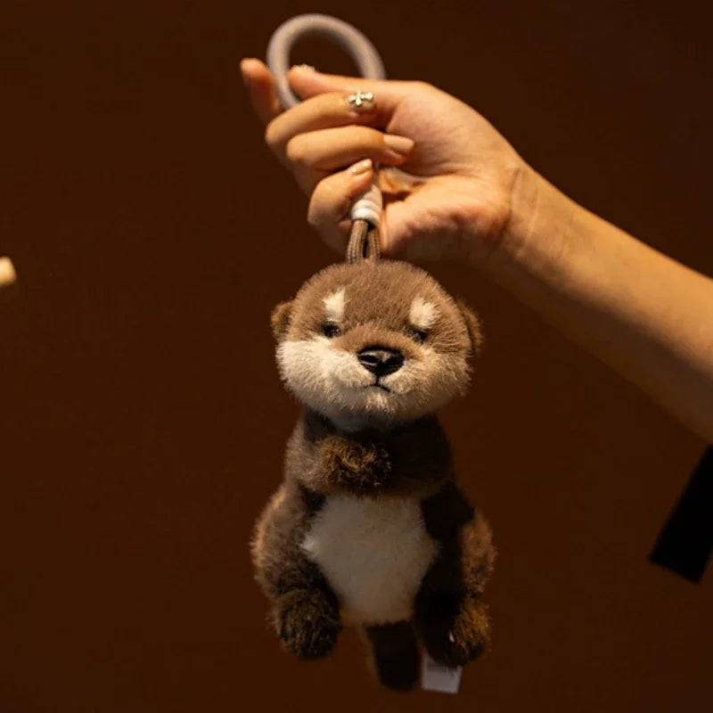 Soft Otter Plush Keychain Pendant For Bags And Gifts