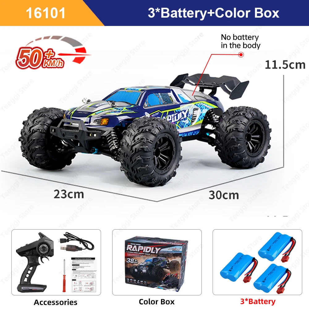 Teeggi 16103 4WD High Speed Off-Road Remote Control Truck