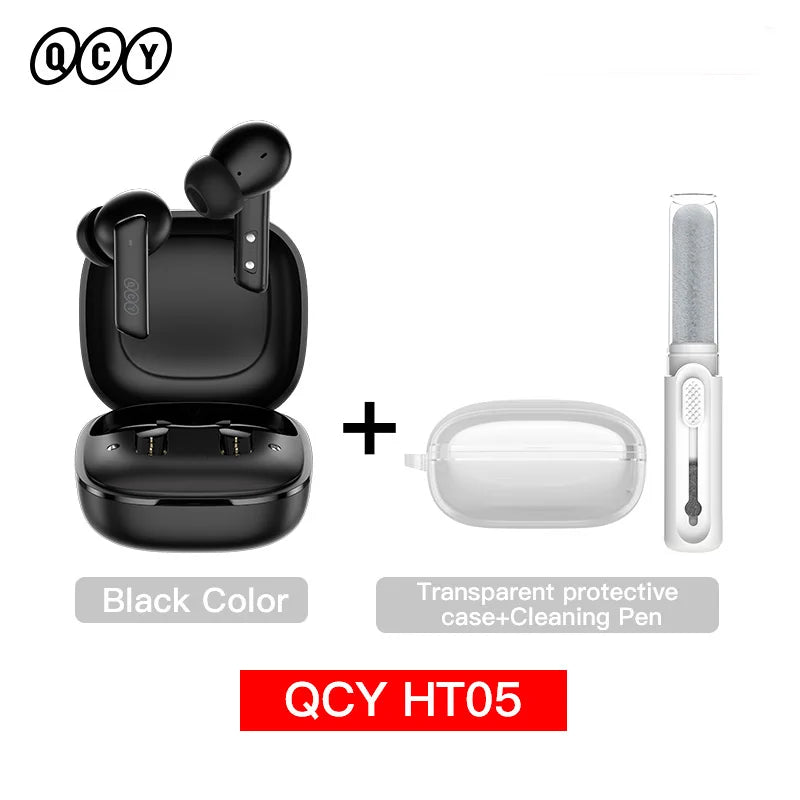 QCY HT05 ANC Wireless Earphones Bluetooth 5.2 ENC HD Call