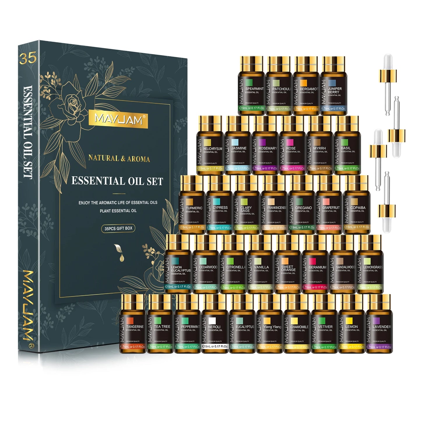 Mayjam Premium Essential Oils Collection For Aromatherapy
