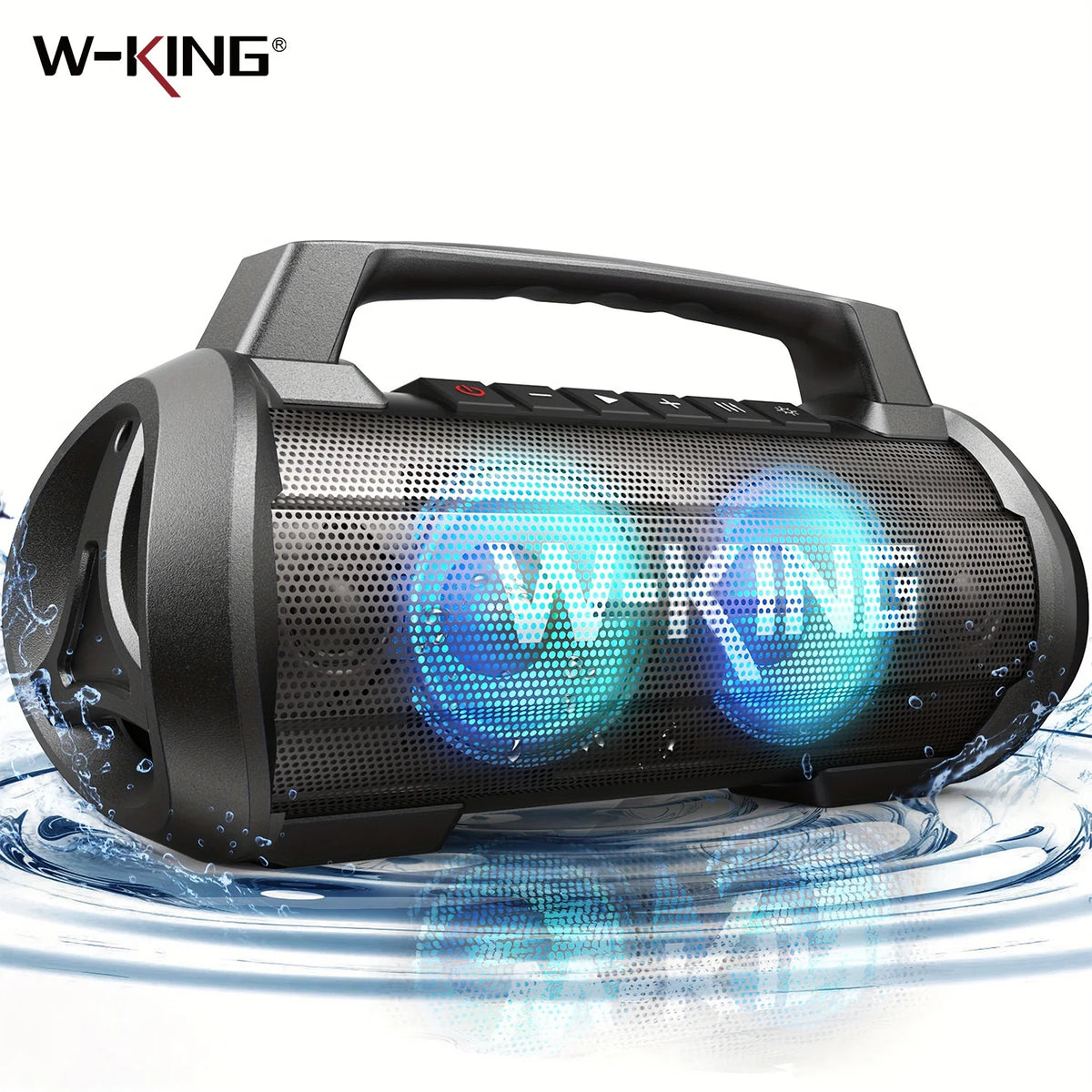 W-King 70W RMS Portable Bluetooth Speaker With IPX6 Waterproof