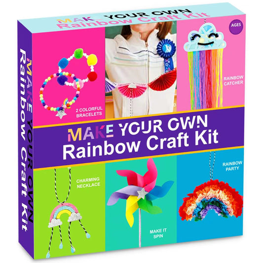 RainbowCrafts CreativeKits Six Colorful DoItYourself Projects For Enthusiastic Learners