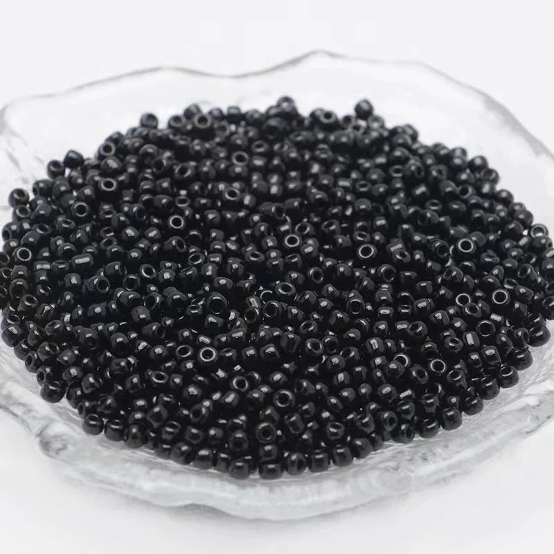 CN Glass Seed Beads 2400pcs 3mm Mixed Beads Jewelry Making DIY Craft Kit For Projects