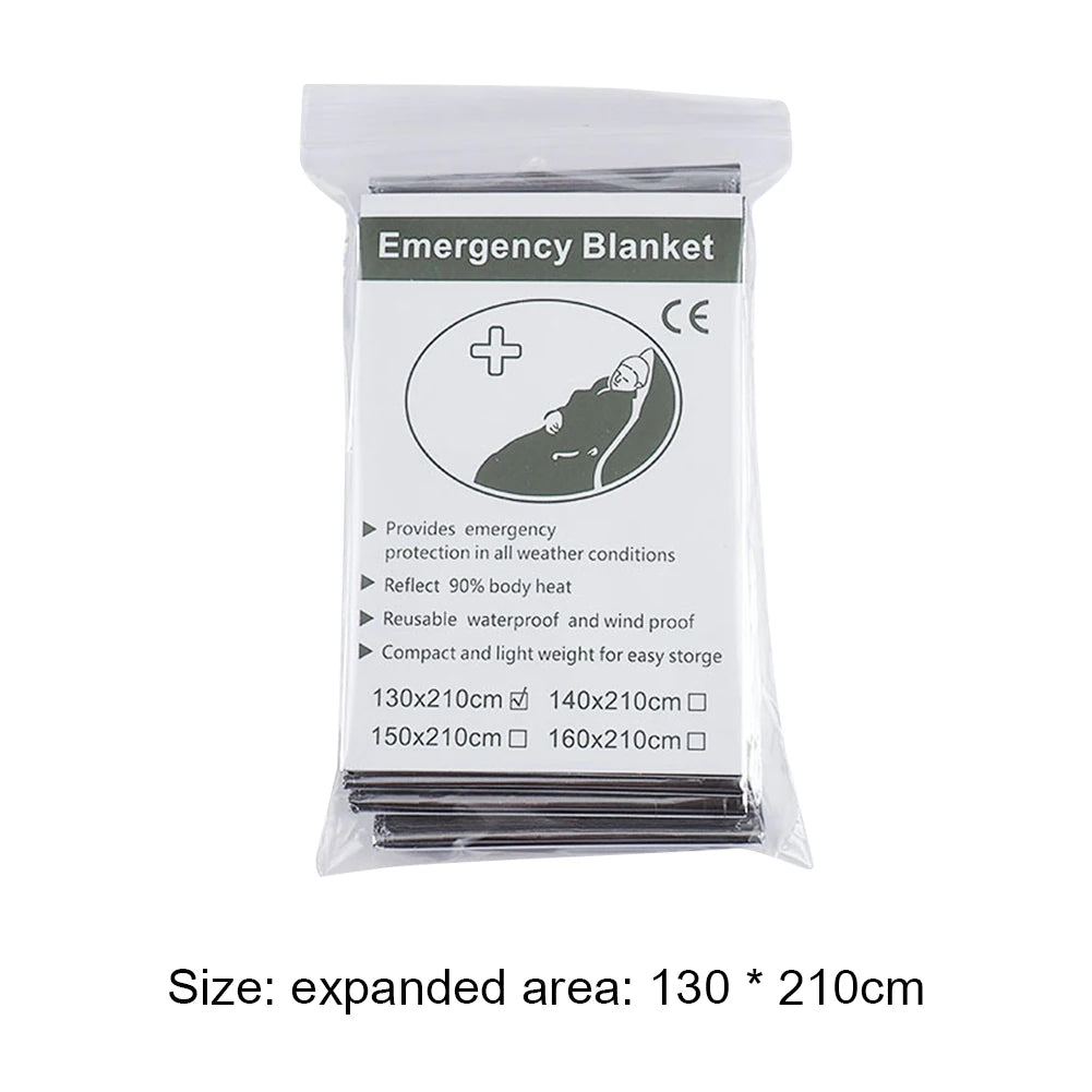 Emergency Mylar Thermal Blanket For Outdoor Camping And Hiking
