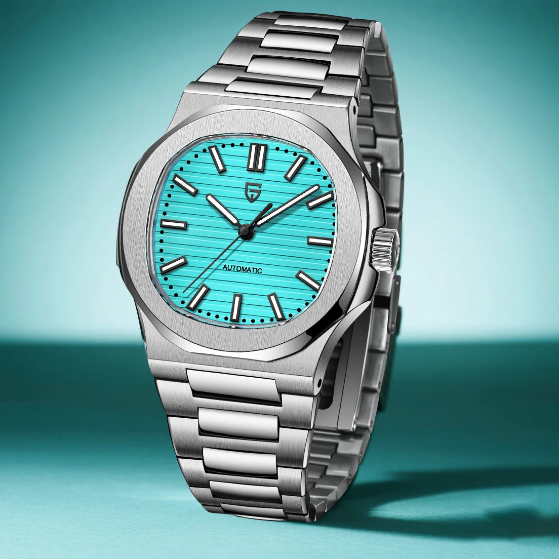 PAGANI DESIGN Men's Automatic Watch Stainless Steel Wristwatch