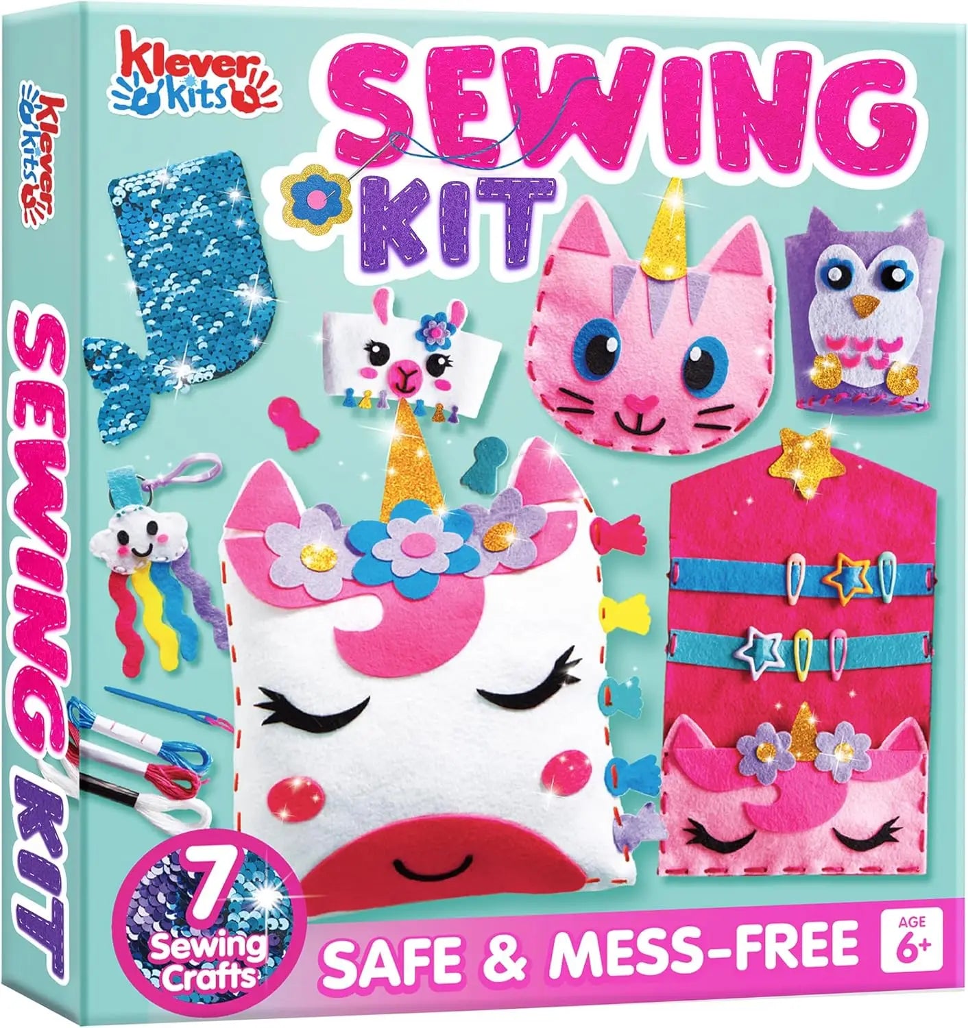 Joyfy My First Kids Sewing Kit 7 Beginner Projects