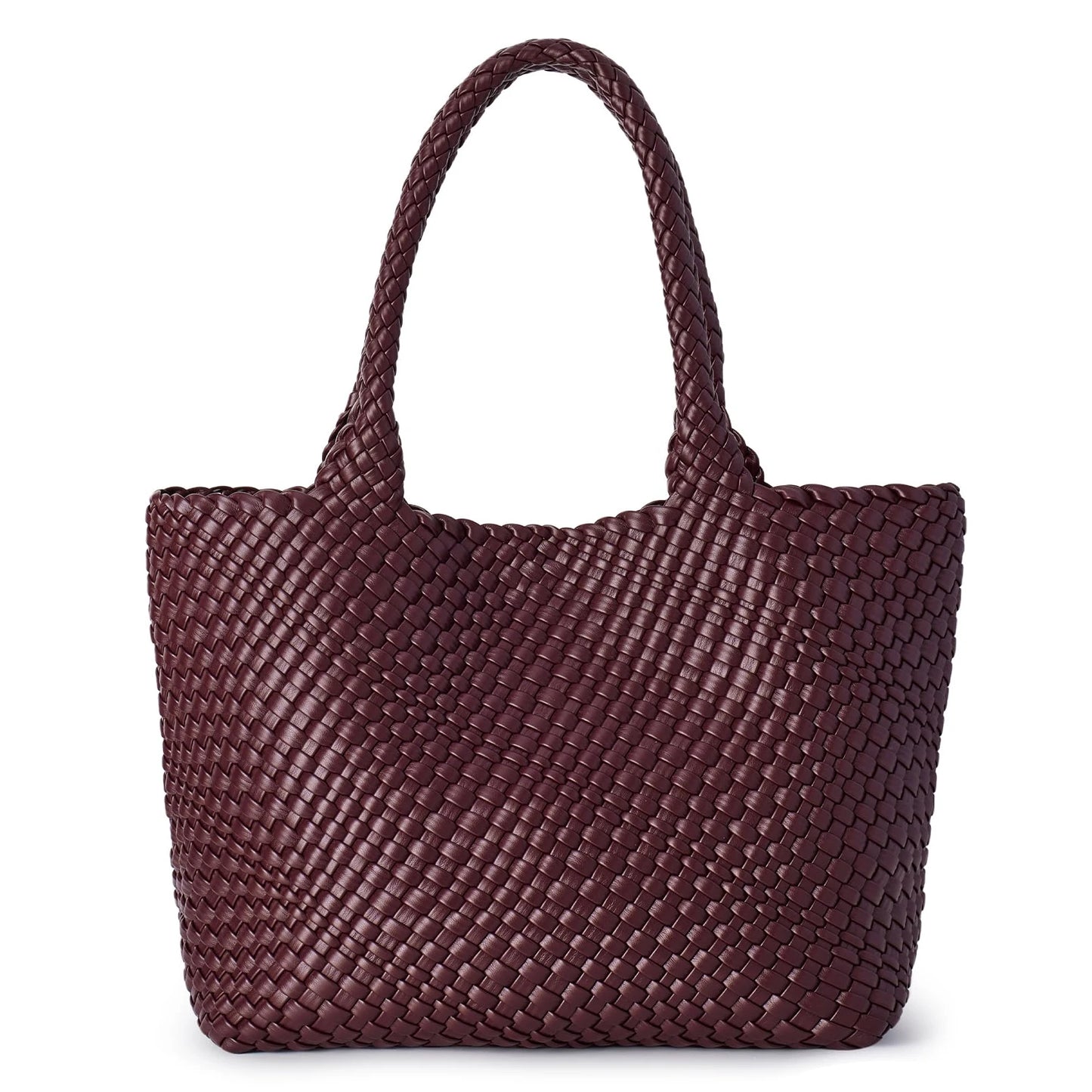 Woven Tote Bag For Women Handmade Soft Braided Purse