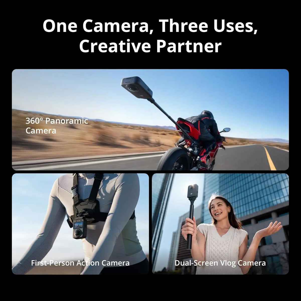 DJI Osmo 360 Camera Standard Combo With Native 8K Video
