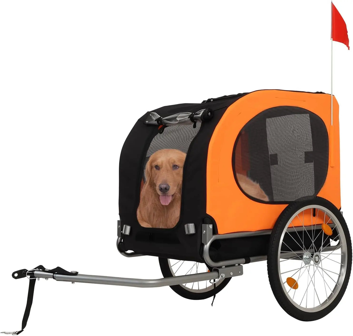 Twister Ck Foldable Dog Bike Trailer Universal Pet Bicycle Carrier