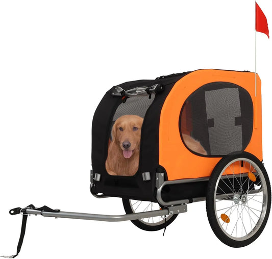 Twister Ck Foldable Dog Bike Trailer Universal Pet Bicycle Carrier