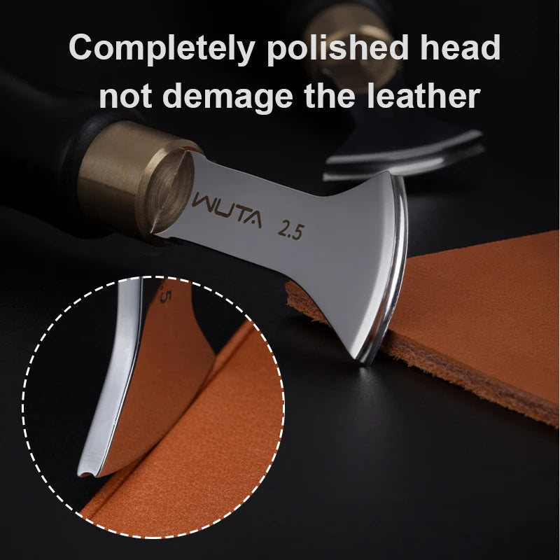 WUTA Professional Leather Edge Creaser Stainless Craft Tool