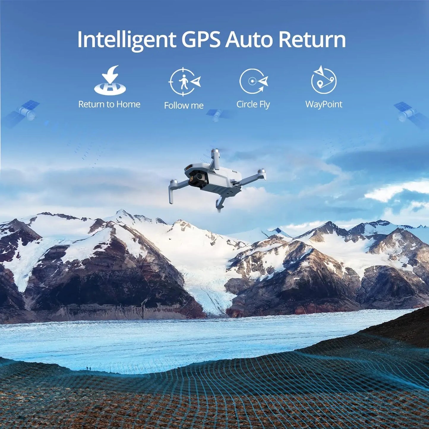 Potensic Atom SE 4K Single Axis Gimbal Drone for Beginners