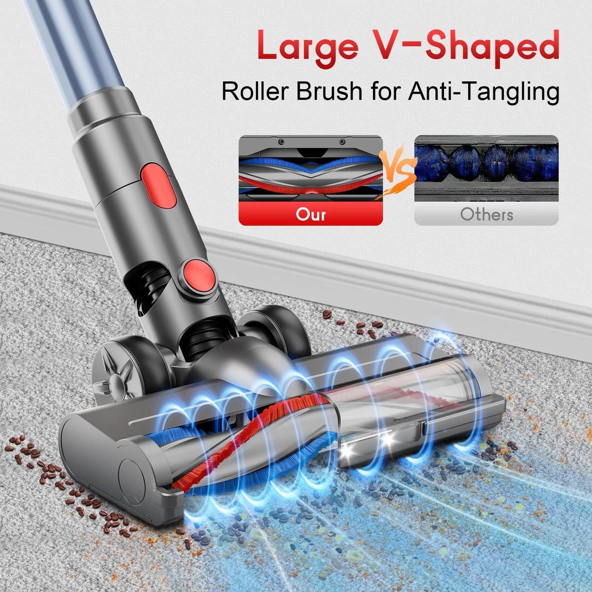 Honki Lightweight Cordless Stick Vacuum Cleaner With HEPA Filter
