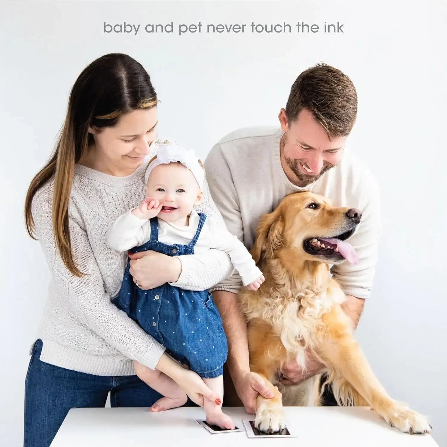 Paw Print Clean Touch Ink Pad and Pawprint Impression Kit