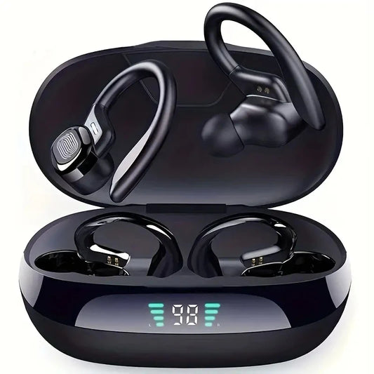 SHUKE 9D HiFi Bluetooth Earbuds Wireless Earphones With EarHook