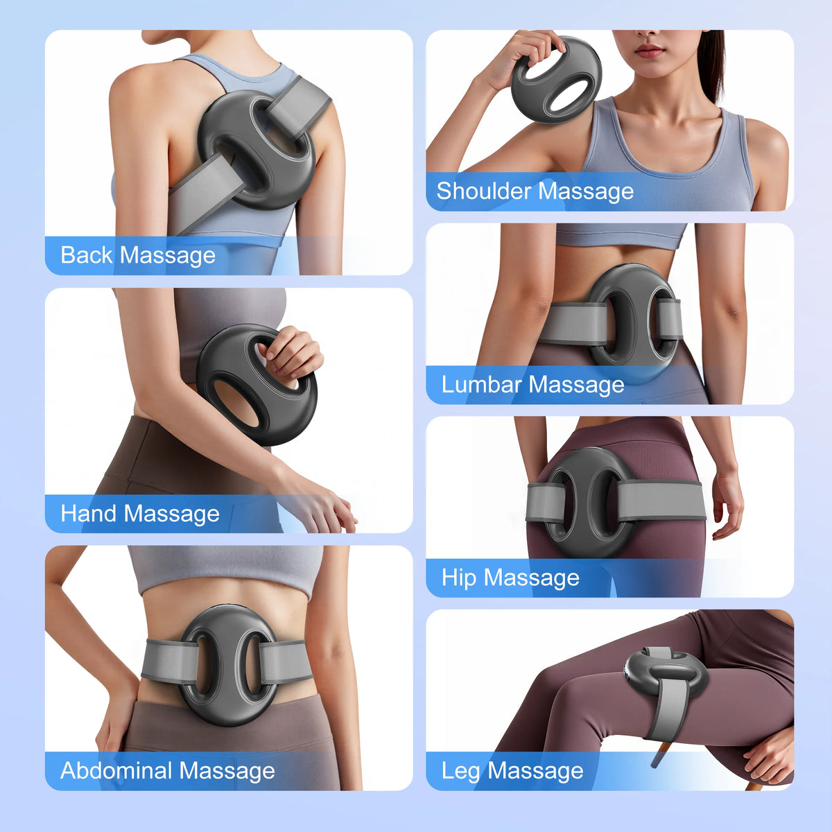 Leercon Portable Mini Fascia Ring Massager For Muscle Relief