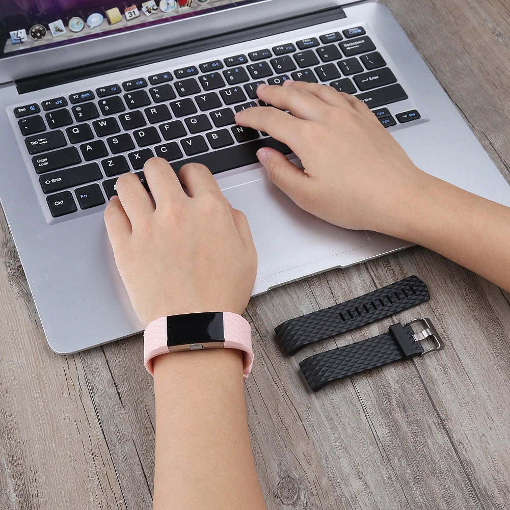 Tobfit Silicone Strap For Fitbit Charge 2 Replacement Band