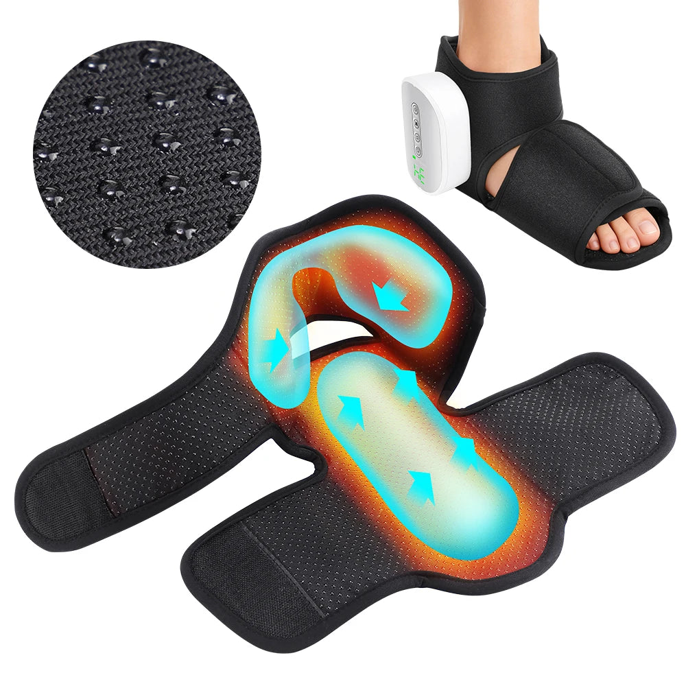 Moajaza Wireless Air Pressure Ankle Massager With Heating And Compression