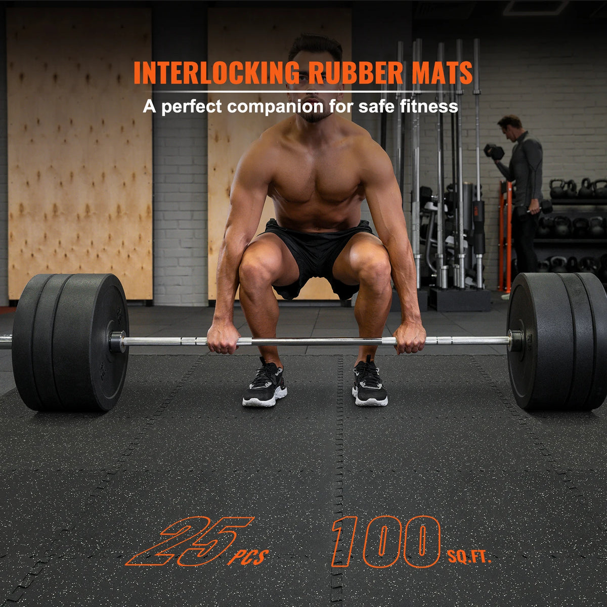 SucceBuy Interlocking Gym Floor Mats Waterproof EVA Foam Exercise Mat