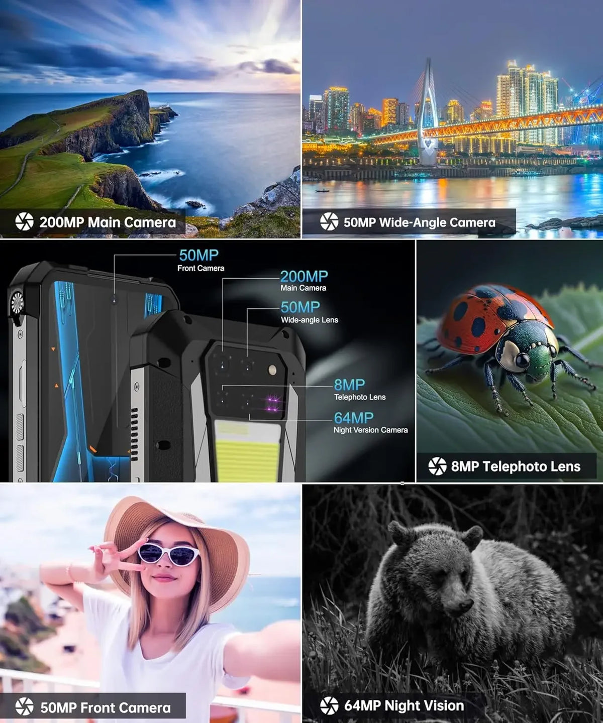 Unihertz Tank 3 Pro Rugged Projector Smartphone With Camera