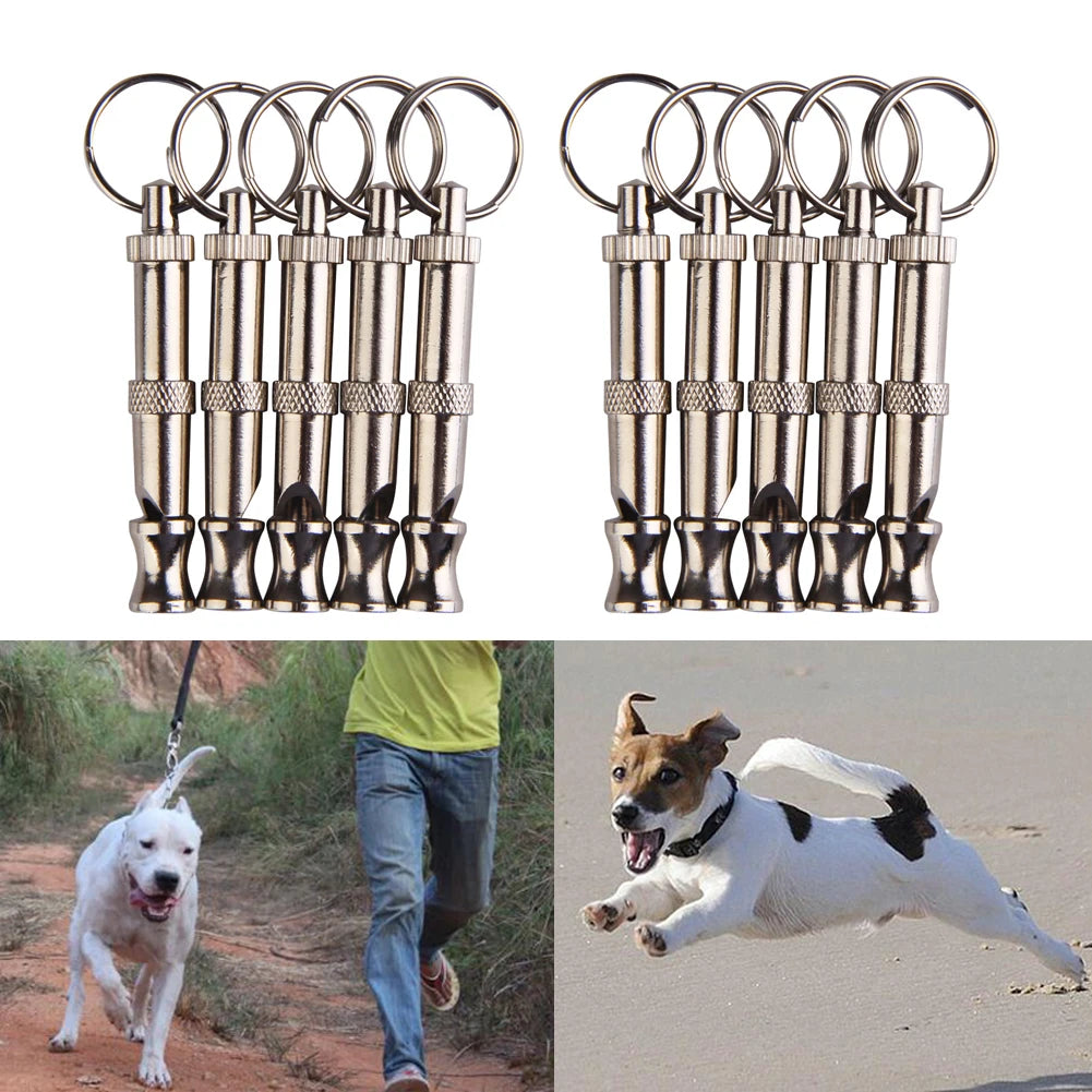 Ultrasonic Dog Whistle Keychain For Bark Control And Training