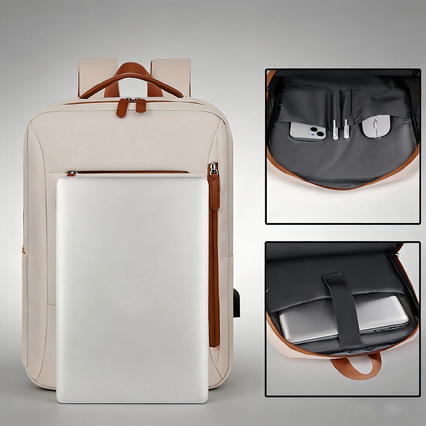OGEHUAFEE Lightweight Multi Layer Commuter Computer Backpack