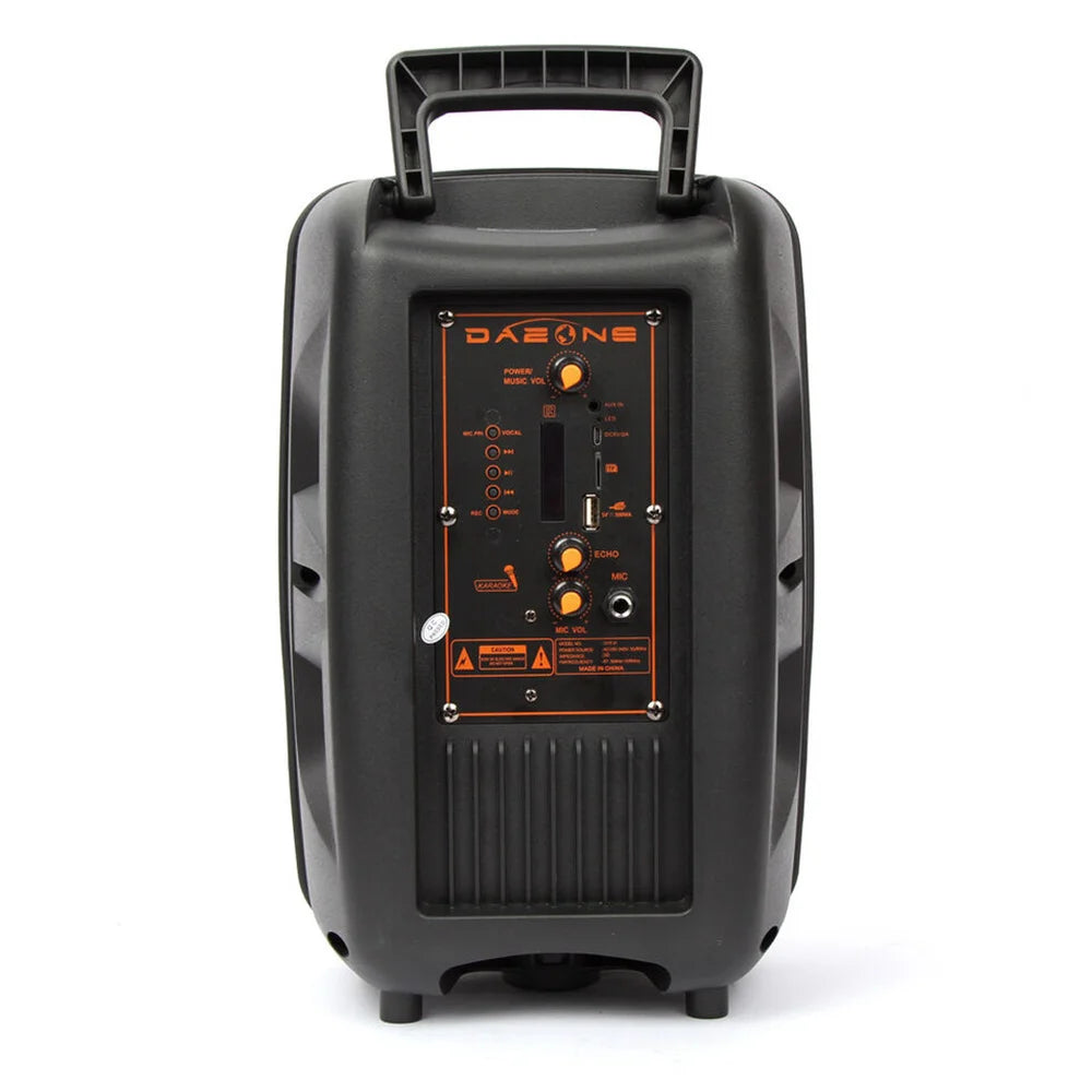 Curuk Portable Wireless Bluetooth Speaker With Led Lights And Mic